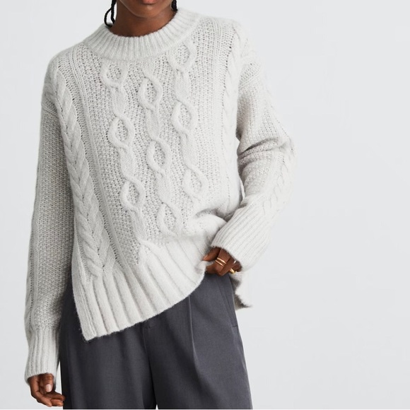 Everlane Cloud Cable Knit Crew XS - Picture 1 of 6